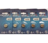 Renata CR1225 Lot de 5 piles bouton au lithium 3 V
