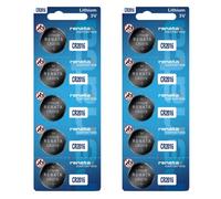 Renata CR2016 Lot de 10 piles bouton au lithium 3 V