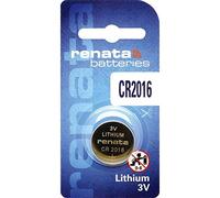 Renata CR2016 pile bouton 3 V/Lot de 4