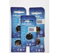 Renata CR2025 Lot de 5 piles bouton au lithium 2025 3 V
