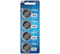 Renata CR2320 Lot de 4 piles bouton au lithium 3 V