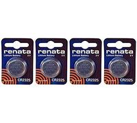Renata CR2325 Lot de 4 piles bouton au lithium 3 V