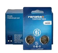 Renata CR2325 Pile Bouton Lithium 3V - Qualité Suisse pour Montres, Ordinateurs & Appareils Médicaux - 10x Lot de 2 (20 Piles)
