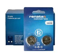 Renata Piles bouton au lithium CR2430 3 V – Pour clés, alarmes et maison intelligente – Lot 10x2