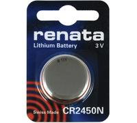 Renata CR2450 Lot de 2 piles au lithium 3V