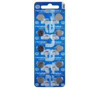 RENATA Lot de 10 Blisters de 1 Pile bouton oxyde argent X366 SR1116SW