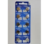 Renata Lot de 10 piles de montre sans mercure 390 SR1130SW fabriquées en Suisse 1,55 V