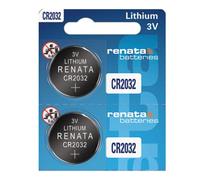 Renata Lot de 2 piles CR2032 au lithium 3 V