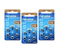 Pile bouton ZA 312 zinc-air Renata 165 mAh 1.4 V 6 pc(s)