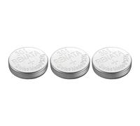 RENATA Lot de 3 Piles bouton Silver Oxyde 301 / SR43SW 0% Mercure 1,55V