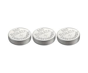 RENATA Lot de 3 Piles bouton Silver Oxyde 380 / SR936W 0% mercure