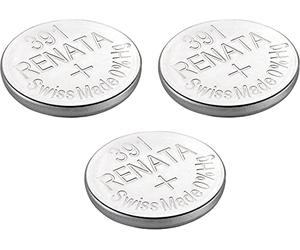 Renata Lot de 3 piles pour montre Renata 391 ou SR1120SW ou AG8 1,5 V