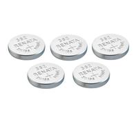 RENATA Lot de 5 Blisters de 1 Pile bouton oxyde argent X362 SR721SW[564]