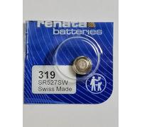 Renata Pile 319 SR527sw argent 1,55 V fabriquée en Suisse
