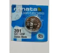 Renata Pile 391 SR1120W 1,55 V fabriquée en Suisse (électronique/piles/montre) Argenté
