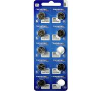 Renata Pile bouton 386 1.55 V 10 pc(s) 130 mAh oxyde dargent 386 MP CE RENATA