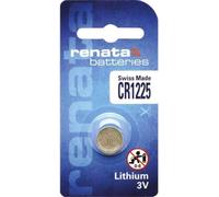 Renata Pile bouton CR1225 3 V au lithium pour montre DL1225, ECR1225, BR1225 (1 x CR 1225)