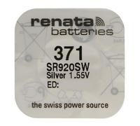Pile bouton Silver Oxyde 371 / SR920 SW 0% mercure