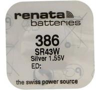 RENATA Pile bouton Silver Oxyde 386 / SR43W 0% mercure G