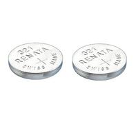 Renata - Pile de montre 321 fabrication suisse en oxyde d'argent 1.5V réf. SR616SW (lot de 2)