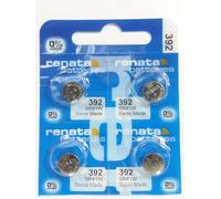 " Renata SR41W Lot de 4 piles oxyde d'argent pour montre 392
