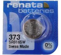 Renata SR916SW 373 Pile Bouton au Lithium fabriquée en Suisse