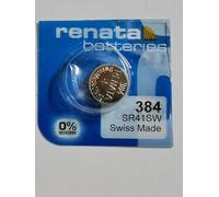 Renata/Swatch Group - Pile Bouton oxyde Argent 384 Renata 1.55V 45mAh - Blister(s) x 1