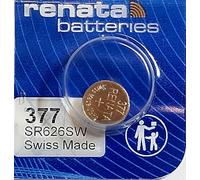 Renata Swatch Group - Pile Bouton oxyde d'argent 377 1,55 V 28 mAh