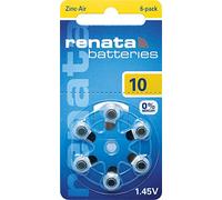 Renata ZA 10 Piles pour appareil auditif - 60 piles (10 paquets de 6 piles)