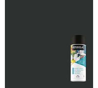 Renaulac Peinture Aérosol Déco multi-supports - Noir (Noir Mat) - 400 ml (Ref: C-REAERDECM-0001-0L4)