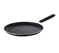 RENBERG Jazzy Black | Poêle antiadhésive noire de 24 cm de diamètre et 1,8 cm de hauteur | en aluminium pressé | manche Soft Touch | adaptée aux plaques à induction