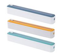 Renchey Distributeur Film Alimentaire Magnétique, Distributeur De Film, Boîte De Découpe De Film, Rangement Papier Alu Et Film Alimentaire, Distributeur De Film Alimentaire Domestique, en Douceur