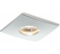 RENDL WATERBOY SQ chrome IP65 LED 10W 3000K luminaire encastré 84×84 mm