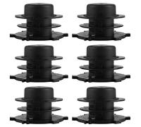 Rengue Couvercle de Capuchon de Tête de Bosse de Remplacement à 6 Bobines pour Autocut 25-2, avec Capuchon de Couvercle de Bobine, pour FS44 FS55 FS80 FS90 FS100 KM55 KM85 KM90 KM110
