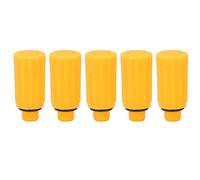 Reniflard de compresseur d'air, accessoires de pompe de compresseur d'air de capuchon de ventilation de tige de respiration jaune 5pcs 9mm, pour la plupart des compresseurs d'air à piston