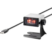 Renkforce FS5022J Scanner de codes à barres 2D filaire Imager 2D Argenté, Noir Scanner de bureau (fixe) USB (RF-3794272)