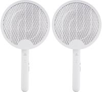 Renkforce RF-EFS-100 RF-6730842 Raquette anti-insectes grille électrique, lumière UV (l x H x P) 430 x 230 x 46 mm blanc 2 pc(s)
