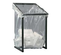 Renner Collecteur de déchets H1230×I730×P695mm 1000l anthracite-pailleté fer, DB703 stationnaire Quantité:1
