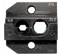 Rennsteig 624 075 3 01 Insert de sertissage pour contacts torsadés de 16 à 25 mm² Compatible avec la marque