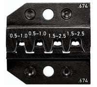 Rennsteig 624 674 3 0 Insert de sertissage pour connecteur modulaire² Compatible avec les pinces de la marque