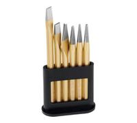 Rennsteig Rennsteig Jeu de burins et de chasse-pointes sur support en plastique, Nombre d'outils: 6 Quantité:1