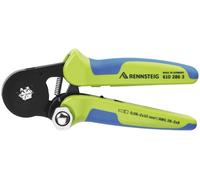 Rennsteig Werkzeuge Crimpzange 180mm 0,08-2x10mm² für 6kant-Crimpprofil 610 286 3 Pince à sertir pour embouts de câble 0.08 à 16 mm²