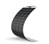 Renogy Panneau solaire 200 W 12 V flexible monocristallin panneau solaire en silicium cellule solaire photovoltaïque hors réseau pour batteries 12 V, camping-car, caravane, bateaux