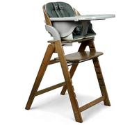 Renolux - Chaise haute pliante en bois Meridio - Pecan Graphit