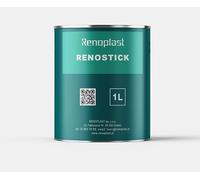 Renoplast® Colle pour membrane EPDM Renostick RS10 1 l - Film de blocage pour l'étanchéité des structures - Protection de façade - Terrasse - Abri de jardin - Balcons - Sols ventilés