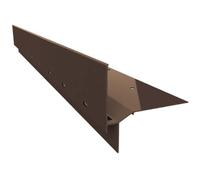 Renoplast® Profilé D'égout en Aluminium W60 200cm Marron | Finition de Terrasses| Sols Ventilés Surélevés | Systèmes D'évacuation D'eau Profilé en équerre | Protection Anticorrosion Profilés de Balcon