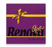Renova Lot de 40 serviettes en papier Gold Bordeaux