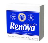 Renova Lot de 50 serviettes en papier Art de la table 278 g