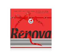 Renova Lot de 70 serviettes en papier Red Label, rouge