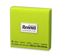 Renova serviettes de papier cocktail vert - 30 serviettes